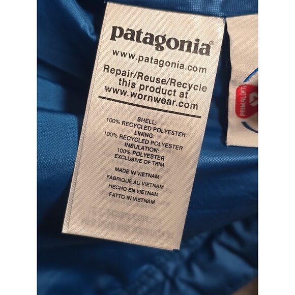 Patagonia Nano Puff Vest Primaloft Packable Full Zip Pockets 84247 STBL Women S - Picture 8 of 10